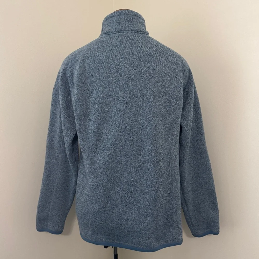 Patagonia Large Blue 1/4 Zip Better Sweater Fleece Pullover - Picture 3 of 7